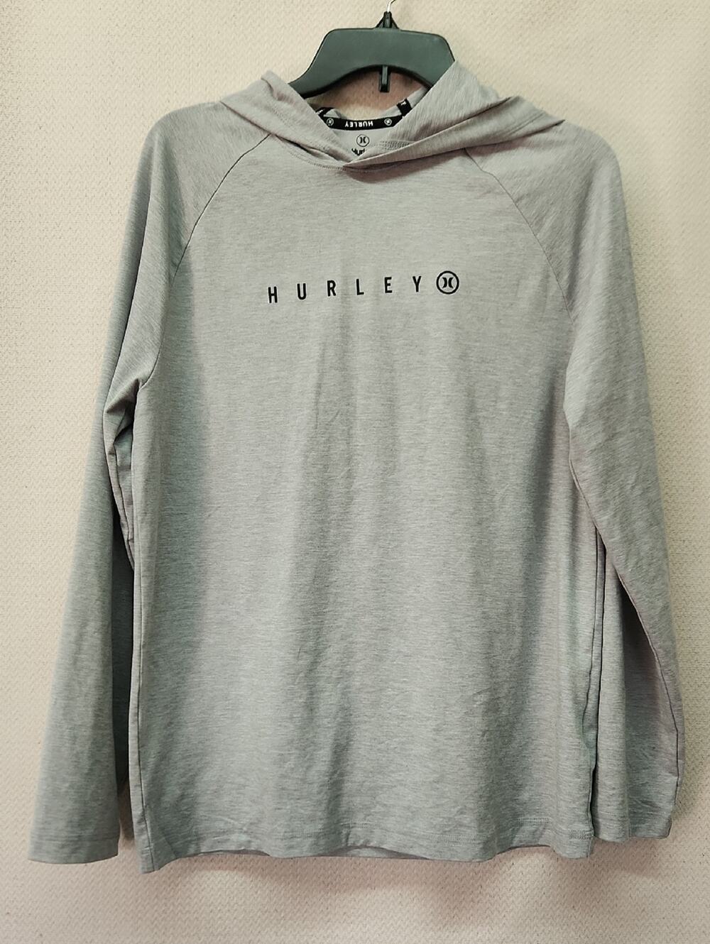 Hurley Light Gray Logo Pullover Hoodie
